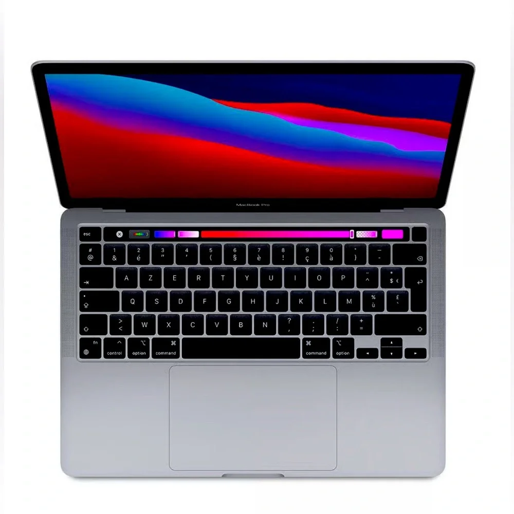 Apple space gray Laptop with Sleek Design